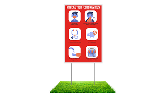 Yard Precaution Signs  2 - Circleone