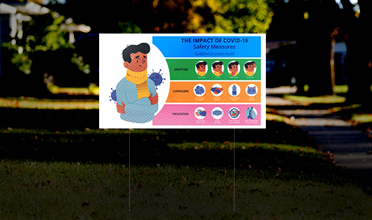 HIP Reflective Yard Safety Signs  1 - Circleone