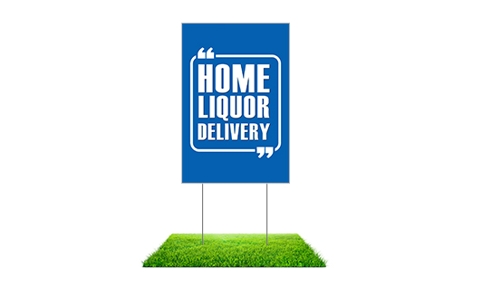 Curbside / Takeout / Delivery / Drive Thru Yard Signs  3 - Circleone
