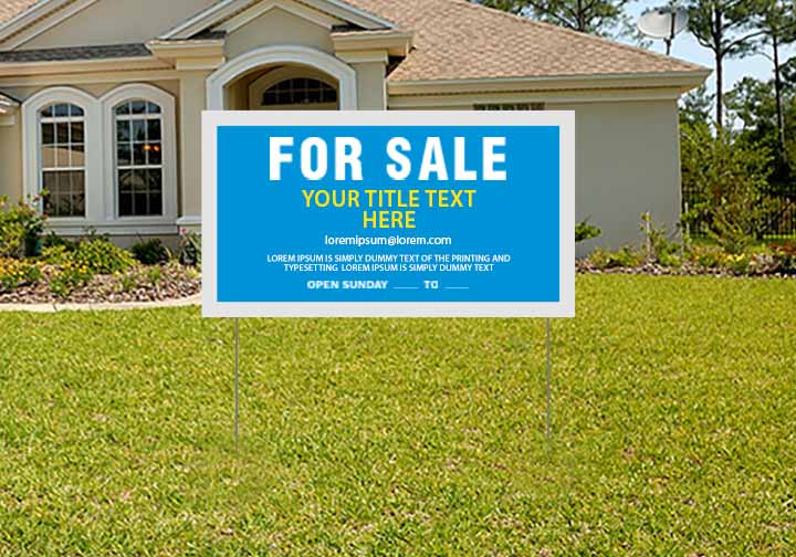 Yard Signs  3 - Circleone