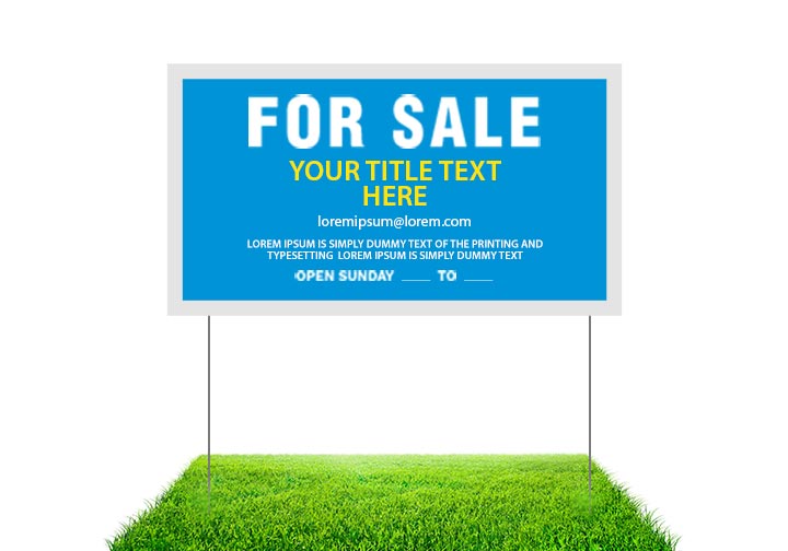 Yard Signs  1 - Circleone