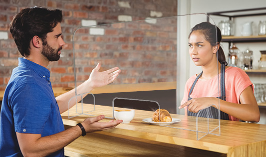 Countertop Sneeze Guard  1 - Circleone