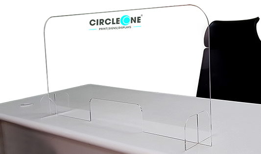 Countertop Sneeze Guard  4 - Circleone 