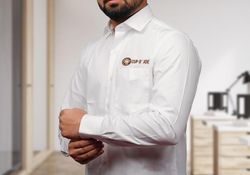 Custom Dress Shirt – White  1 - Circleone
