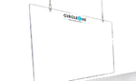 Hanging Sneeze Guard  3 - Circleone