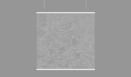 Hanging Sneeze Guard - Clear Vinyl  4 - Circleone 