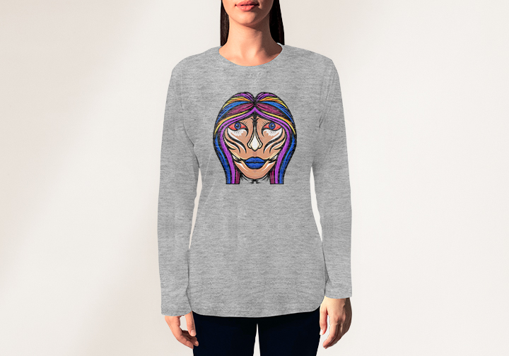 Women's T-Shirt - Long Sleeves - Circleone - 5