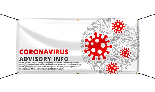 Vinyl Advisory Banners  1 - Circleone